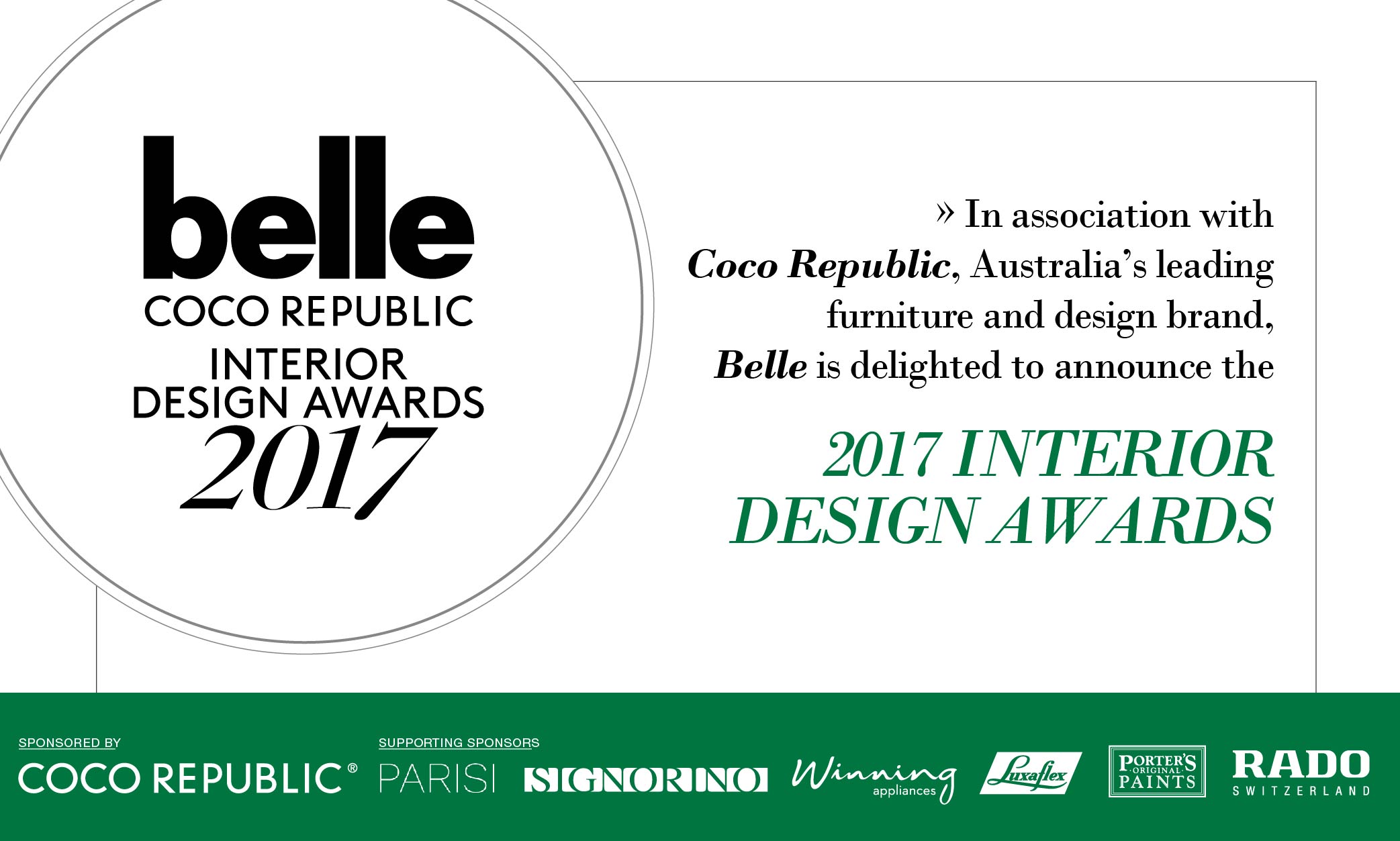 Luxaflex Blog Belle Interior Design Awards Banner 